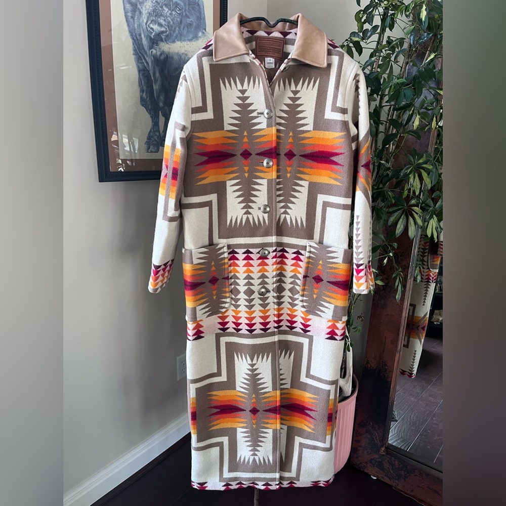 Vintage Pendleton Harding Long Wool Western Coat